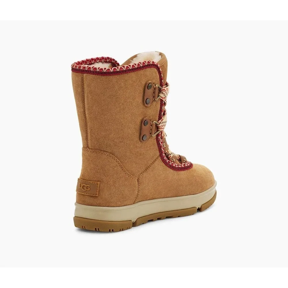 UGG WOMEN'S CHESTNUT CLASSIC WEATHER HIKER HI BOOTS SIZE 8